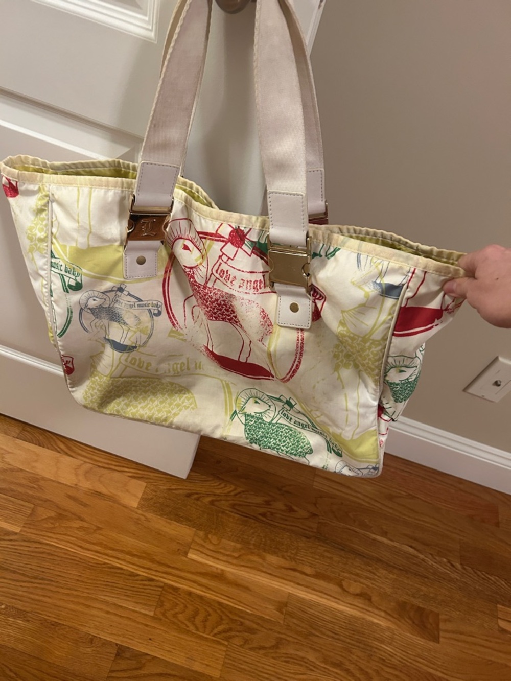 Y2k Lamb/Lesportsac tote collab Gwen Stefani - Picture 8 of 11